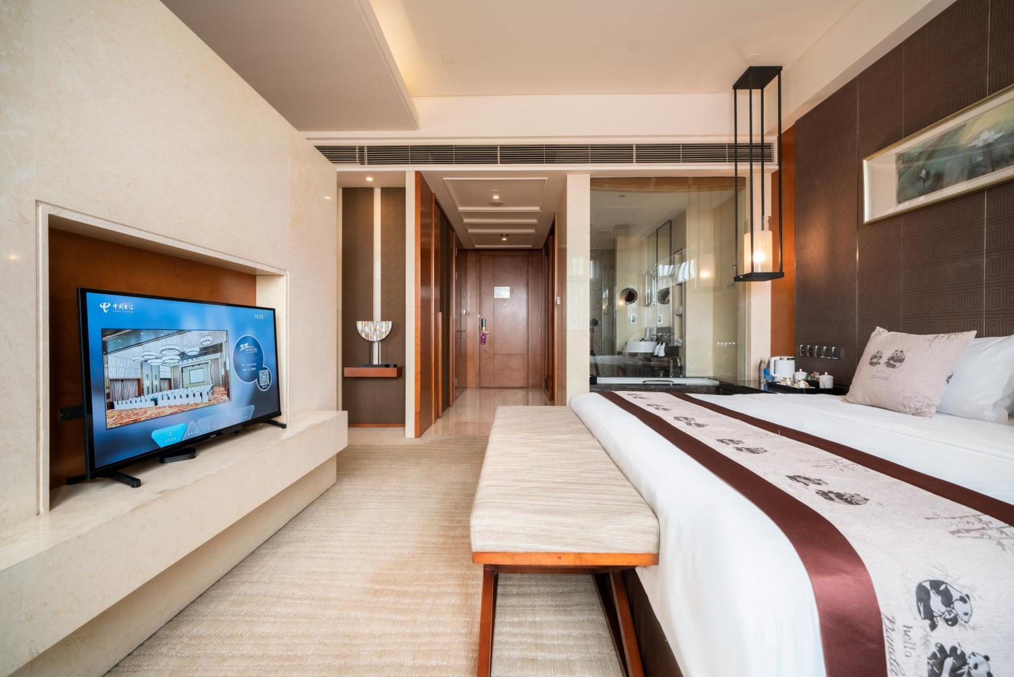 Chengdu Joyhub Air Hotel Bagian luar foto