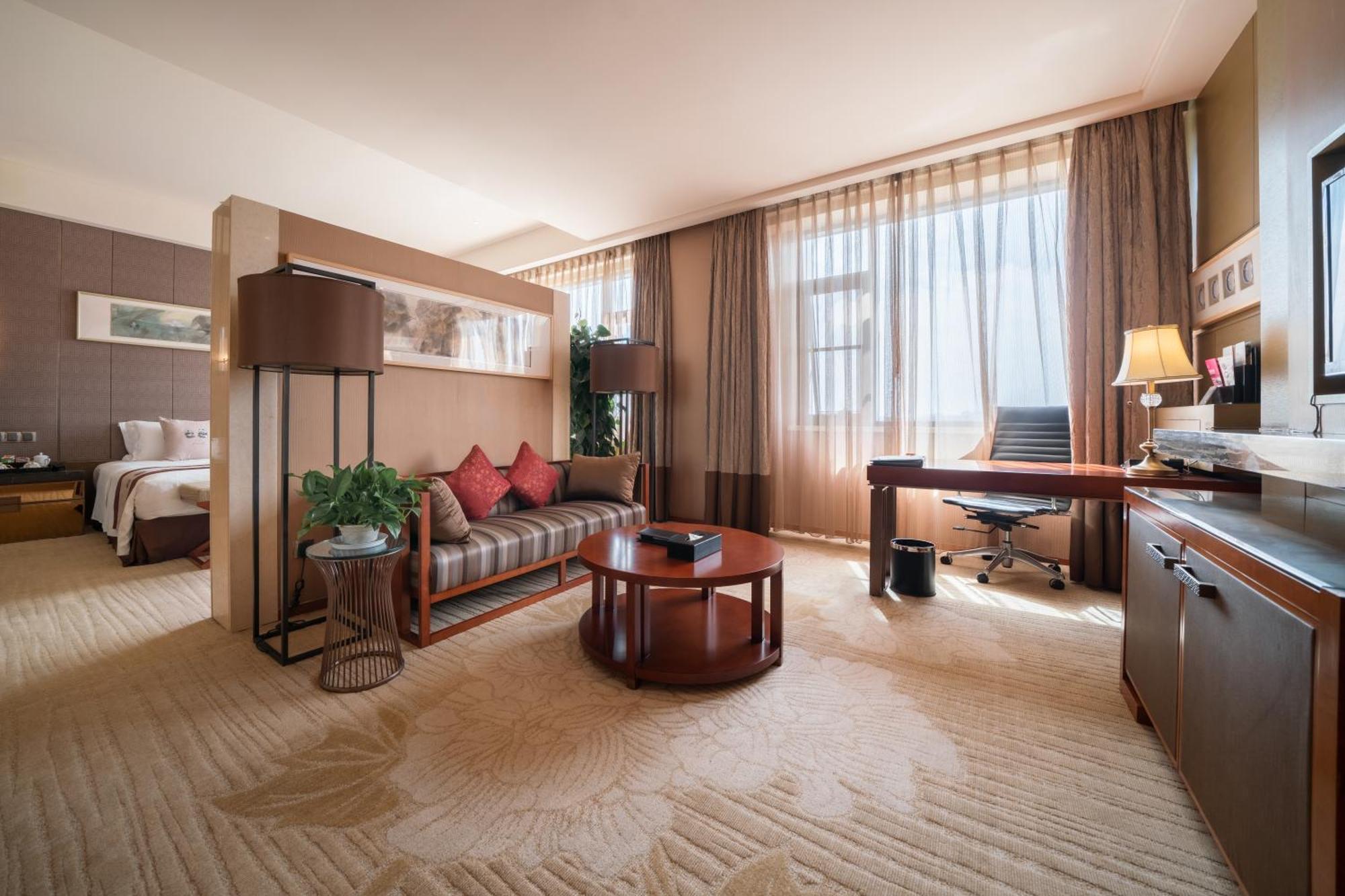 Chengdu Joyhub Air Hotel Bagian luar foto